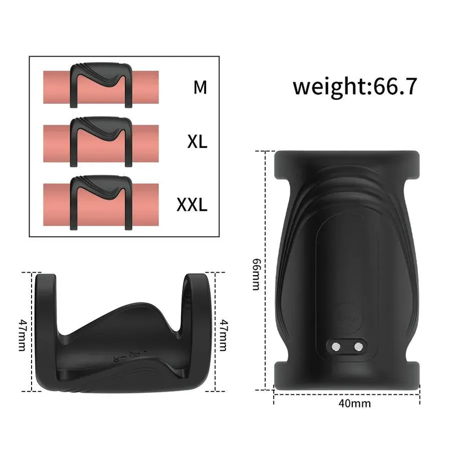 Remot Control Bluetooth Cock Ring Vibrator