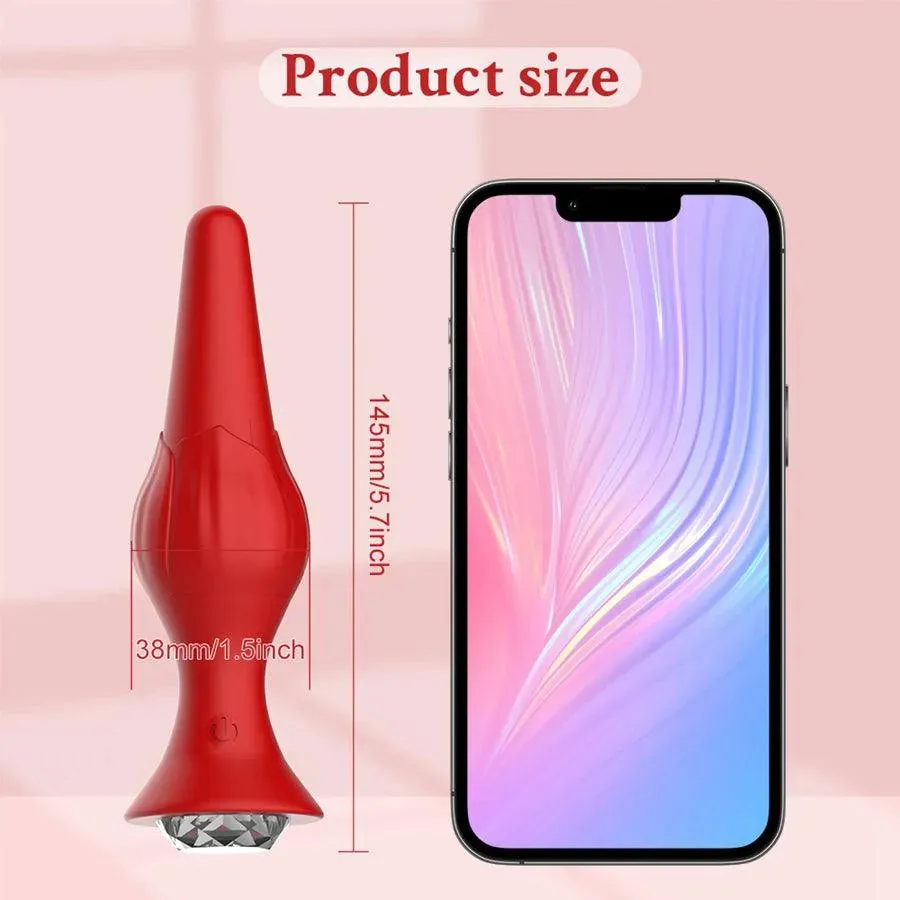 Remote Control Diamond Vibrating Butt Plug