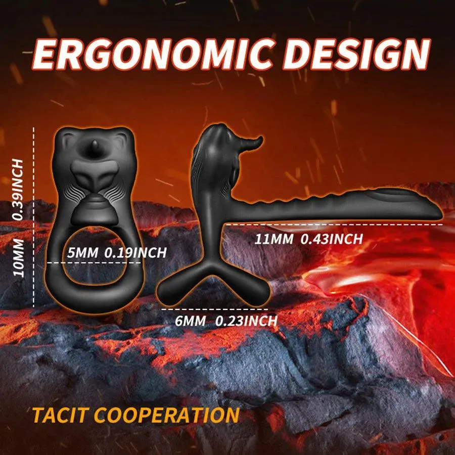 Remote Control Dual Stimulation Penile Ring