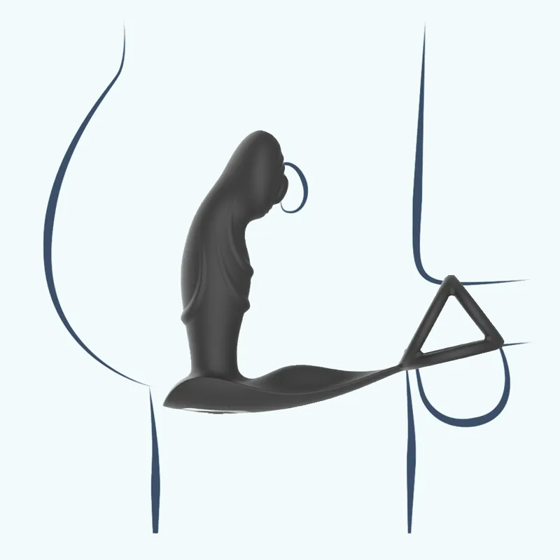 Remote Control Flapping Male Prostate Massager