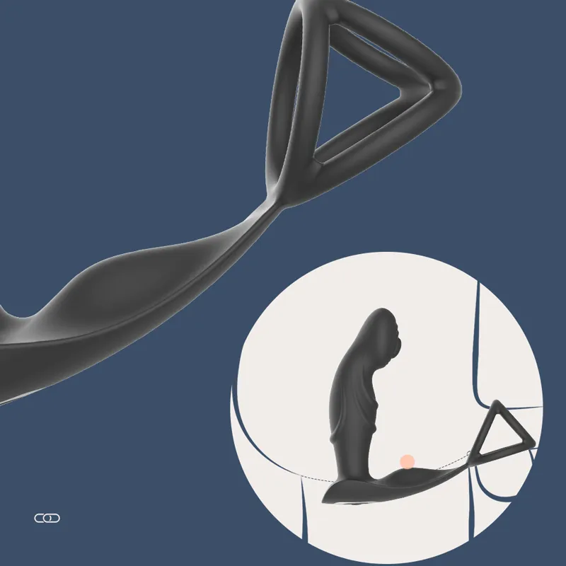 Remote Control Flapping Male Prostate Massager