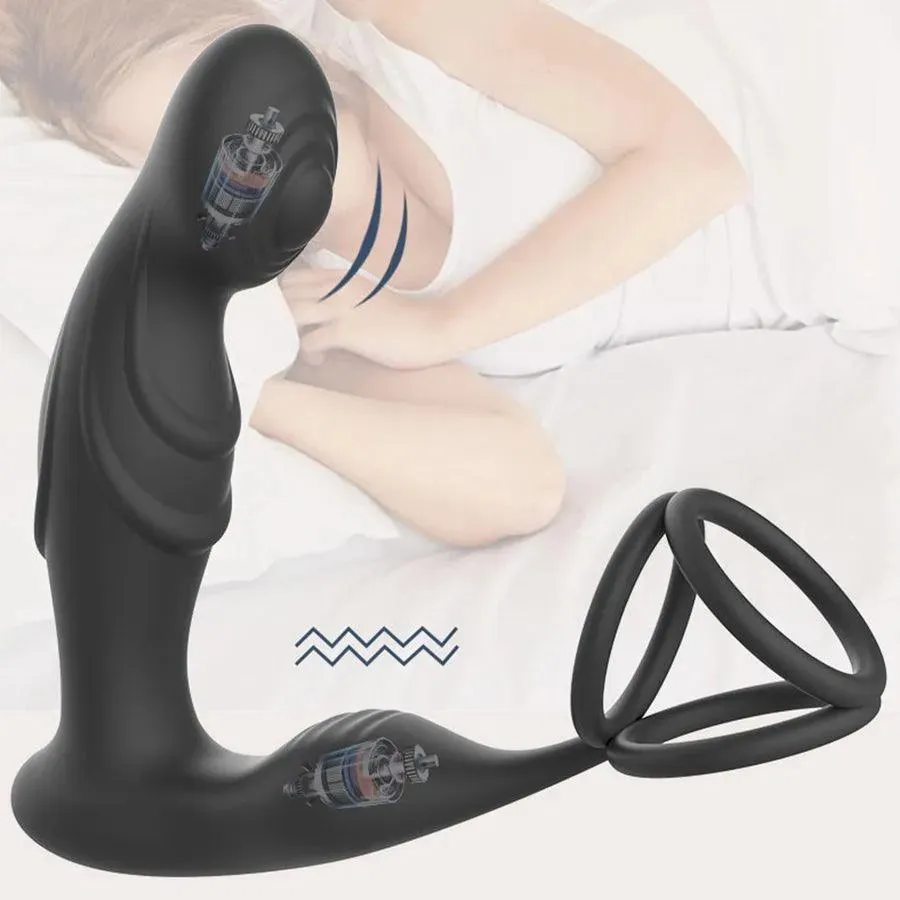 Remote Control Flapping Male Prostate Massager