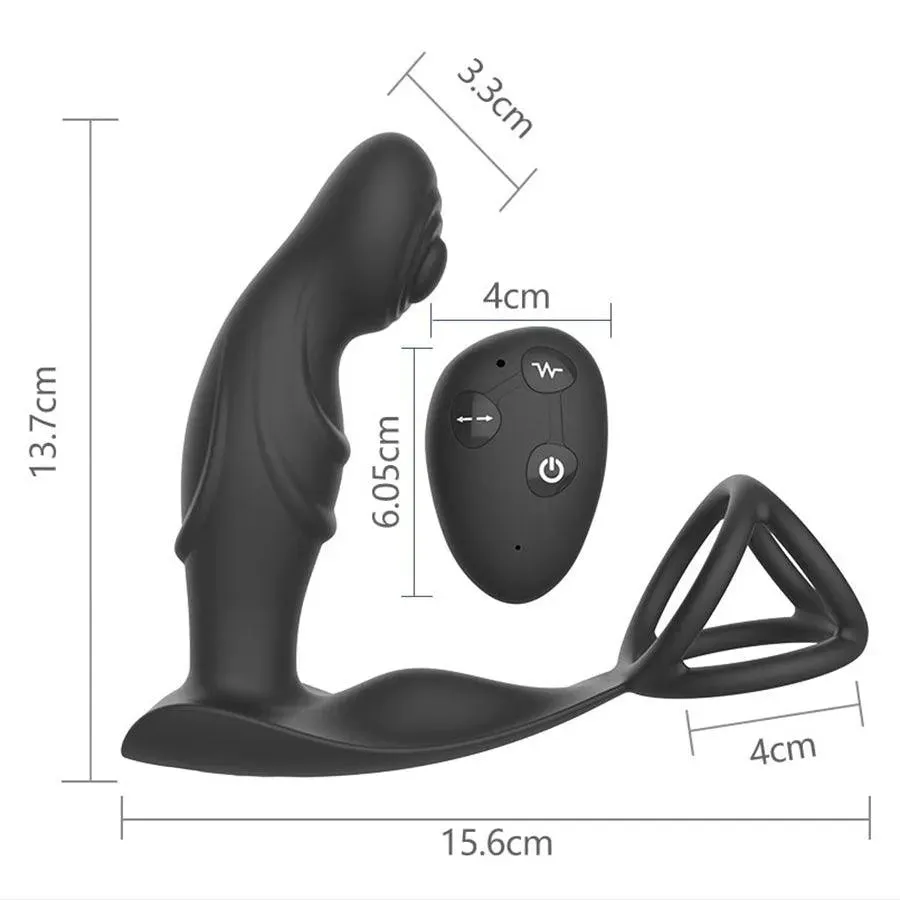 Remote Control Flapping Male Prostate Massager