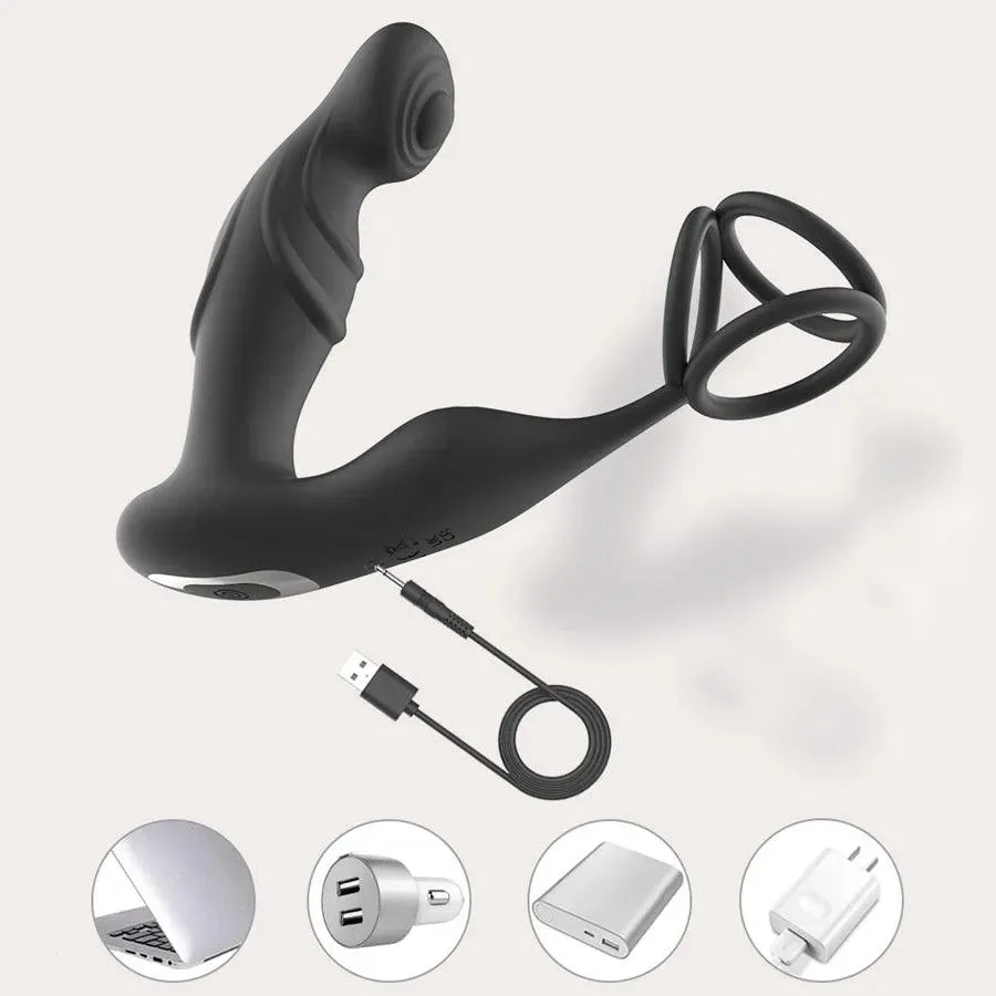 Remote Control Flapping Male Prostate Massager