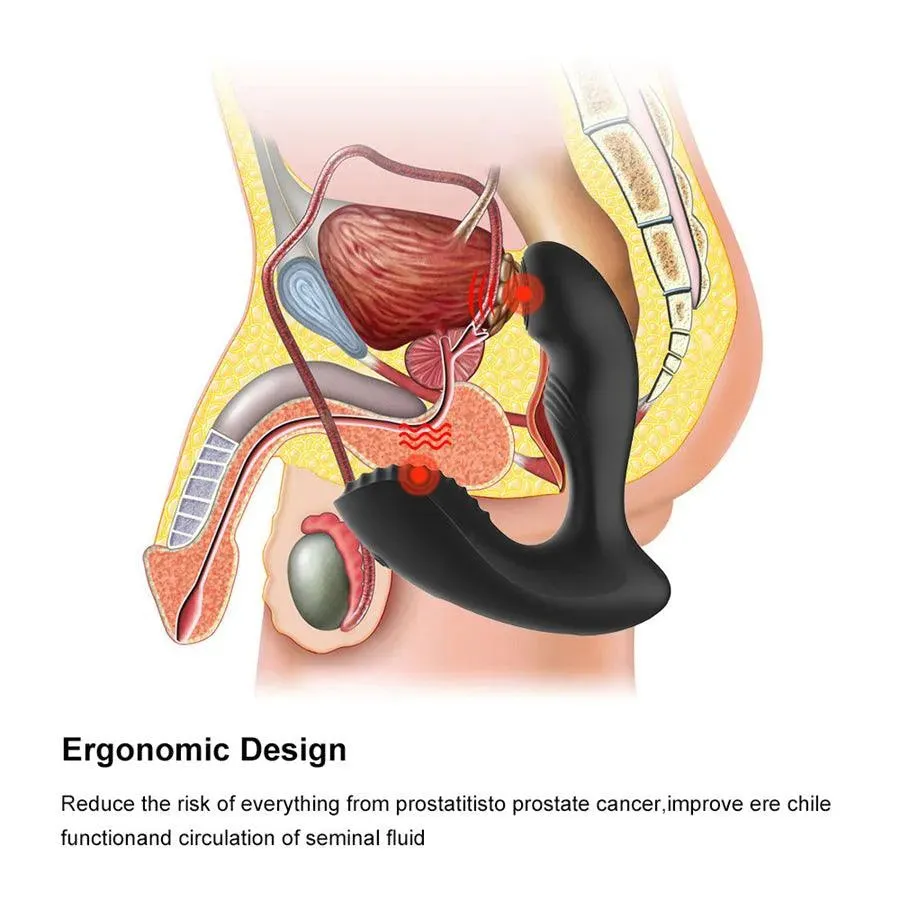 Remote Control Flapping Prostate Stimulator for Men