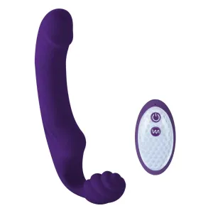 Remote Control Lesbian Strapless Strap On Dildo Vibrator