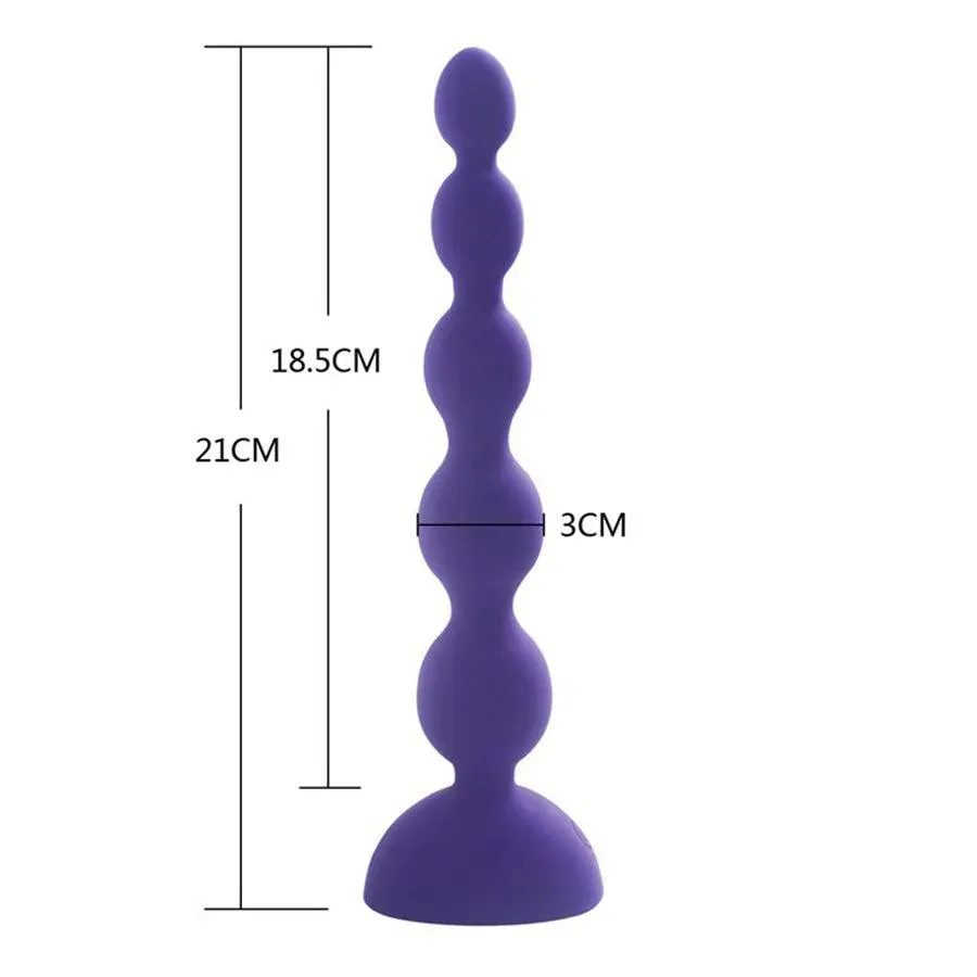 Remote Control Long Vibrating Anal Beads