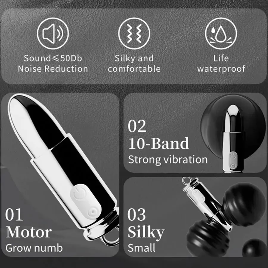 Remote Control Sliver Bullet Vibrator