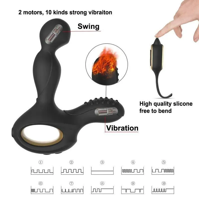 Remote Control Swing Prostate Massager