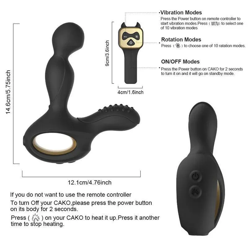 Remote Control Swing Prostate Massager