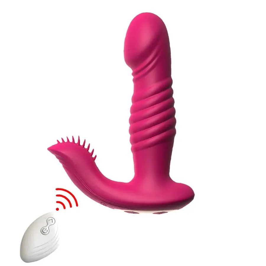 Remote Control Thrusting Public Panties Vibrator