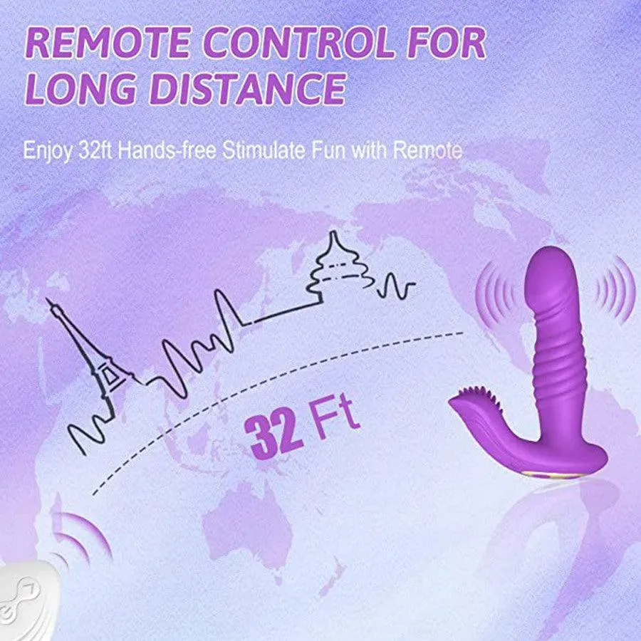 Remote Control Thrusting Public Panties Vibrator