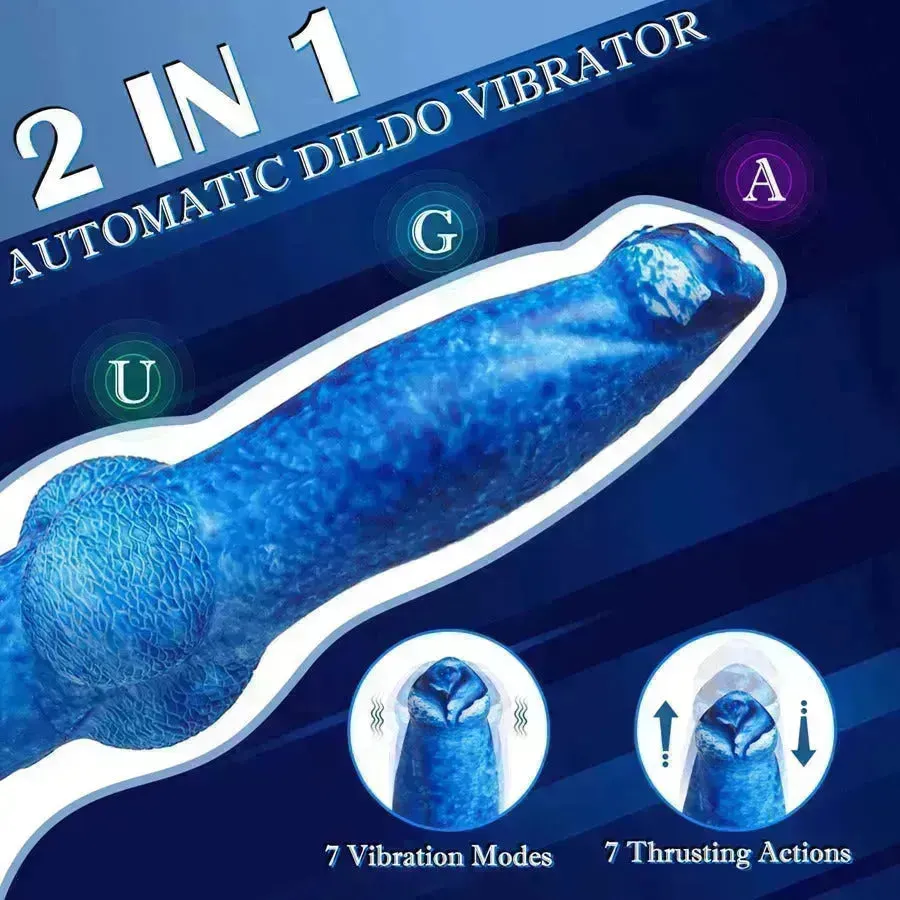 Remote Control Thrusting Vibrating Dildo
