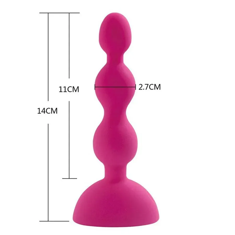 Remote Control Vibrating Anal Beads for Anal Game