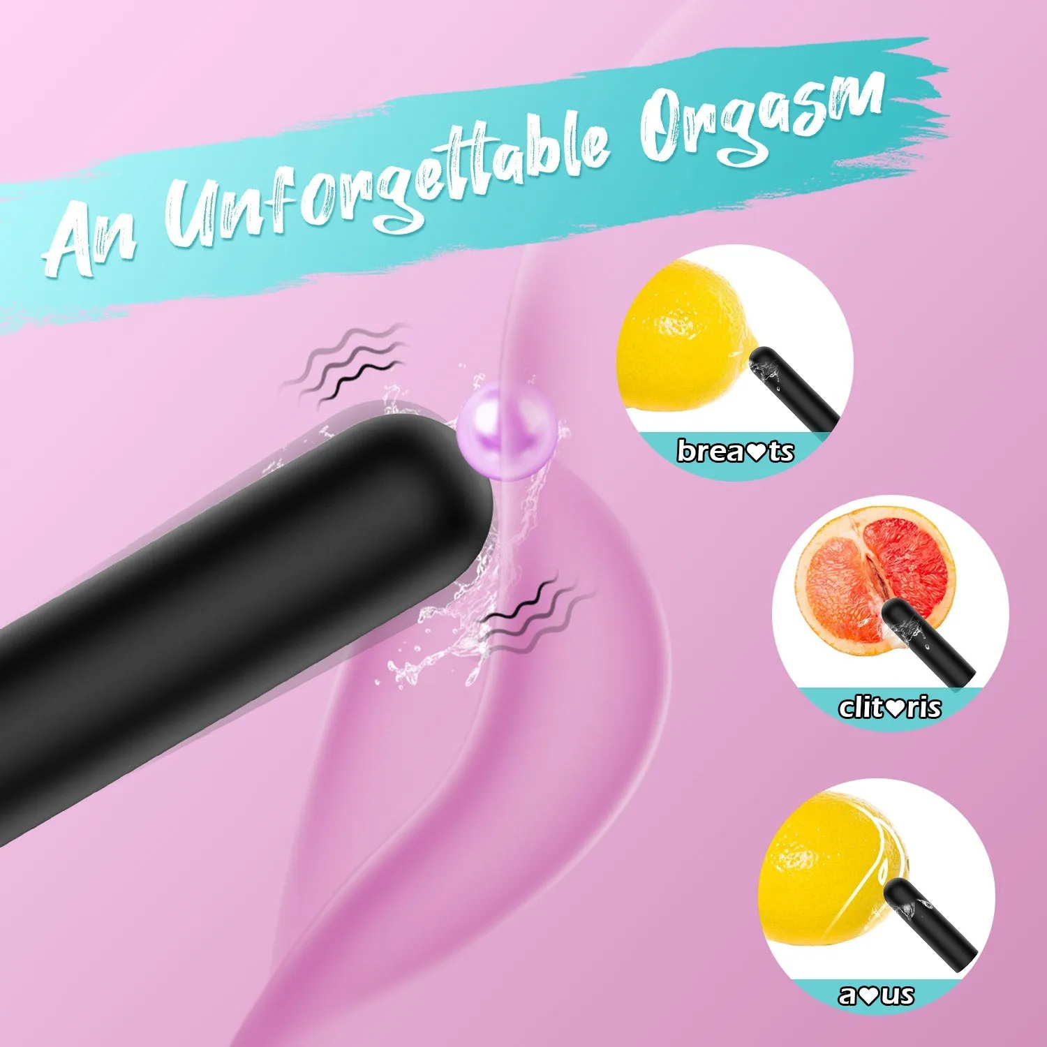 Remote Controlled Bullet Vibrator with 10 Vibrating Modes