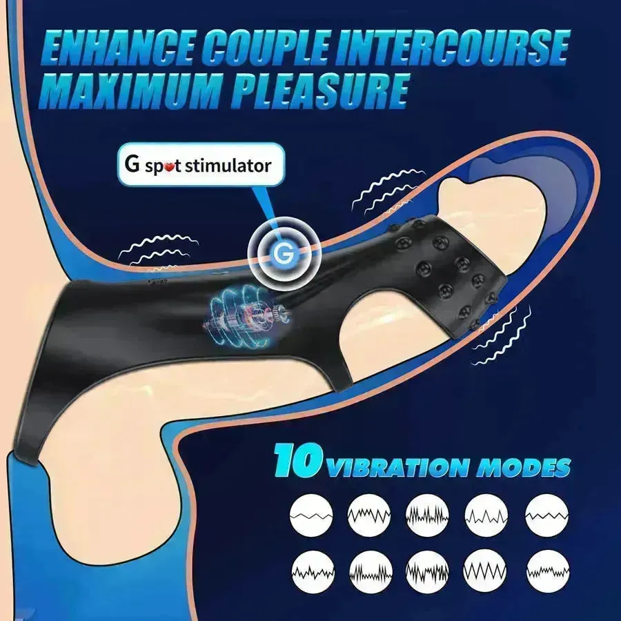 Remote Silicone Vibrating Penis Ring