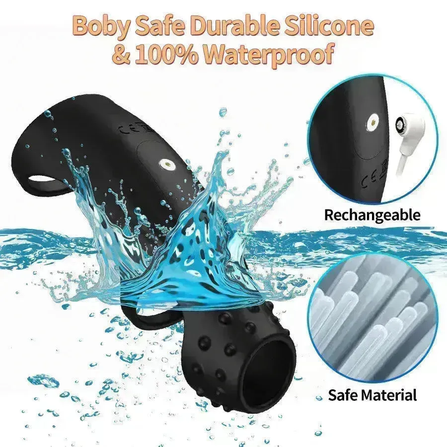 Remote Silicone Vibrating Penis Ring