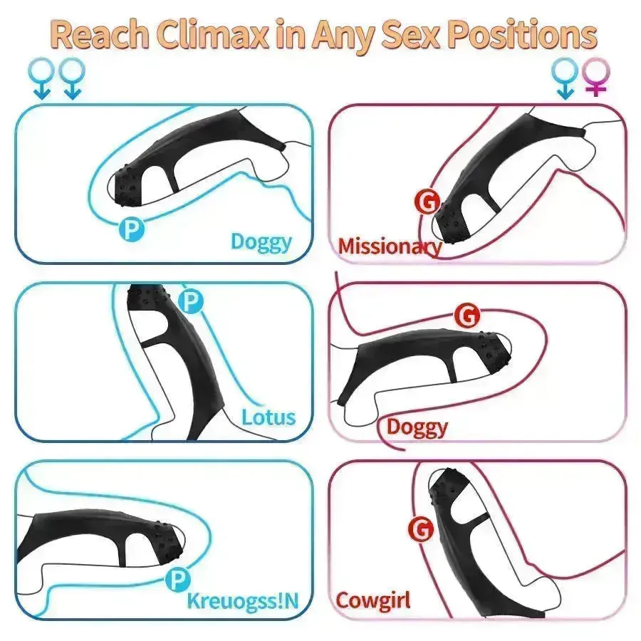 Remote Silicone Vibrating Penis Ring