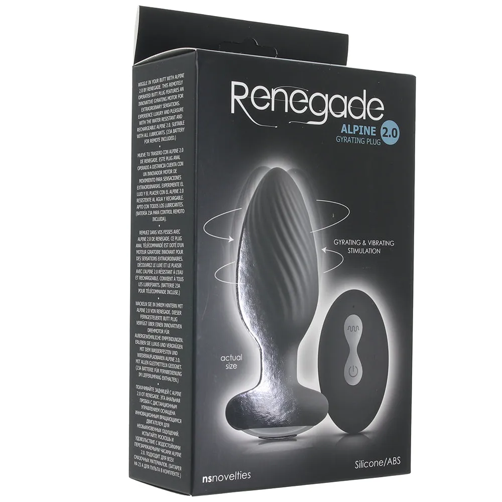 Renegade Alpine 2.0 Gyrating Remote Butt Plug