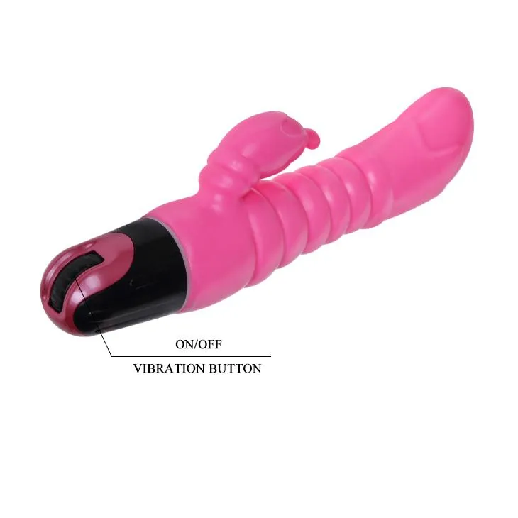 Rippled Dual Stimulating Vibrator
