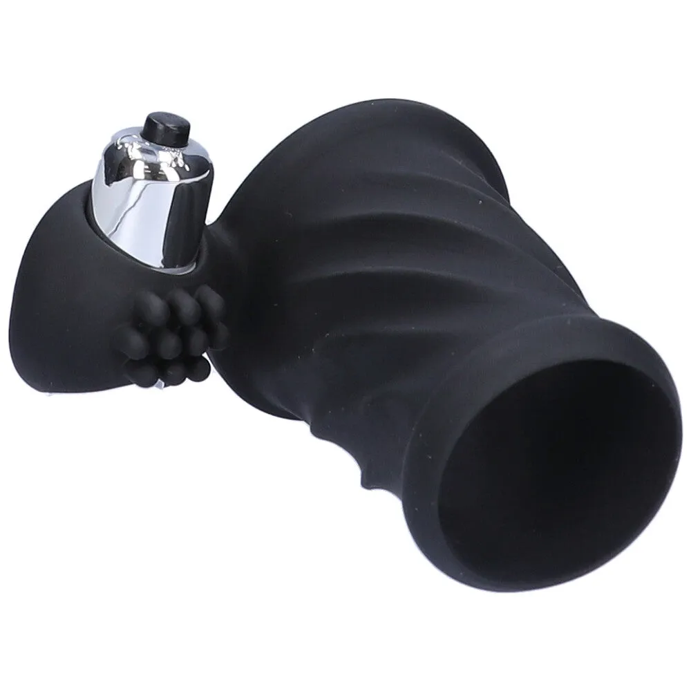 Rippled Vibrating Silicone Cock Cage