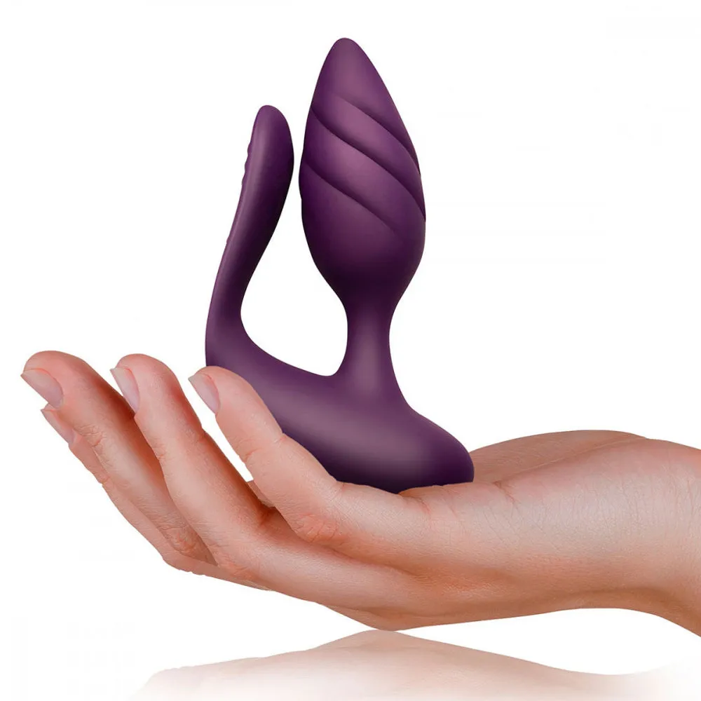 Rocks-Off Cocktail Remote Control Vaginal & Anal Plug Vibrator