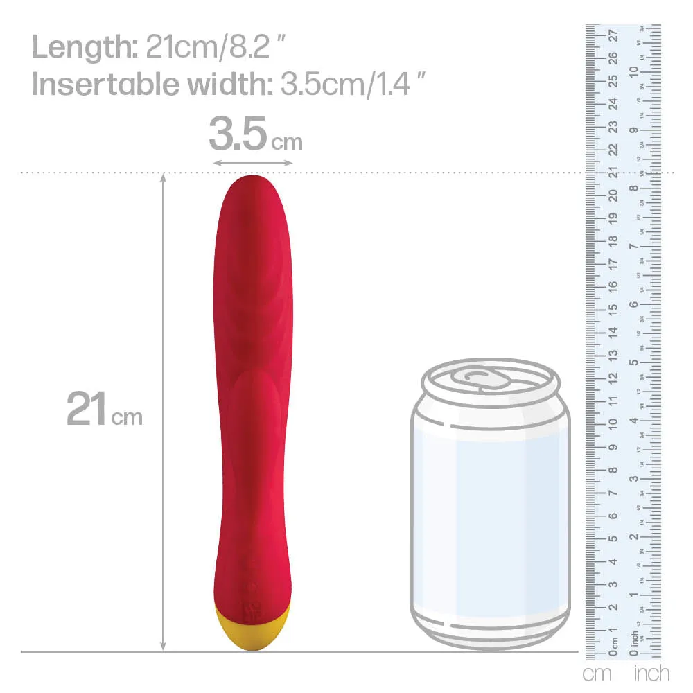Romp Jazz Ribbed Silicone Rabbit Vibrator