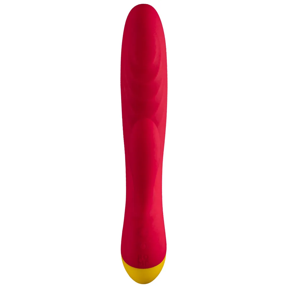Romp Jazz Ribbed Silicone Rabbit Vibrator