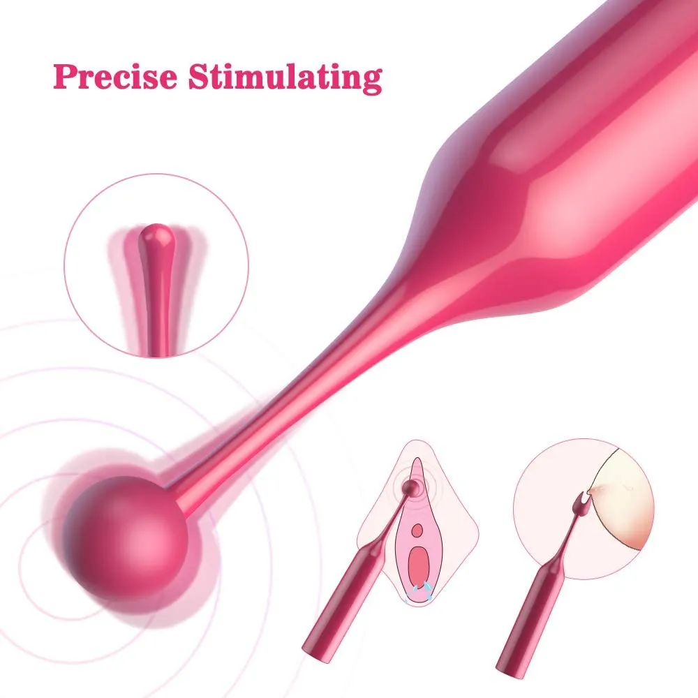 Romp Pop High-Frequency G Spot Clitoral Multi Speed Vibrator With Alternate Heads