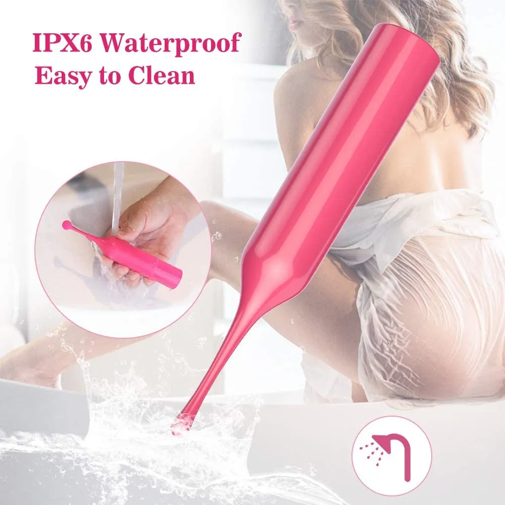 Romp Pop High-Frequency G Spot Clitoral Multi Speed Vibrator With Alternate Heads