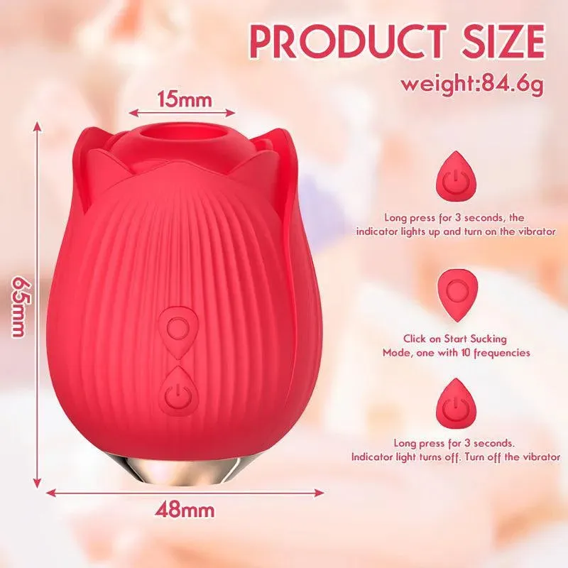 Rose Clit Sucker Adult Sex Toy for Women