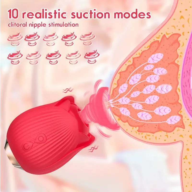 Rose Clit Sucker Adult Sex Toy for Women