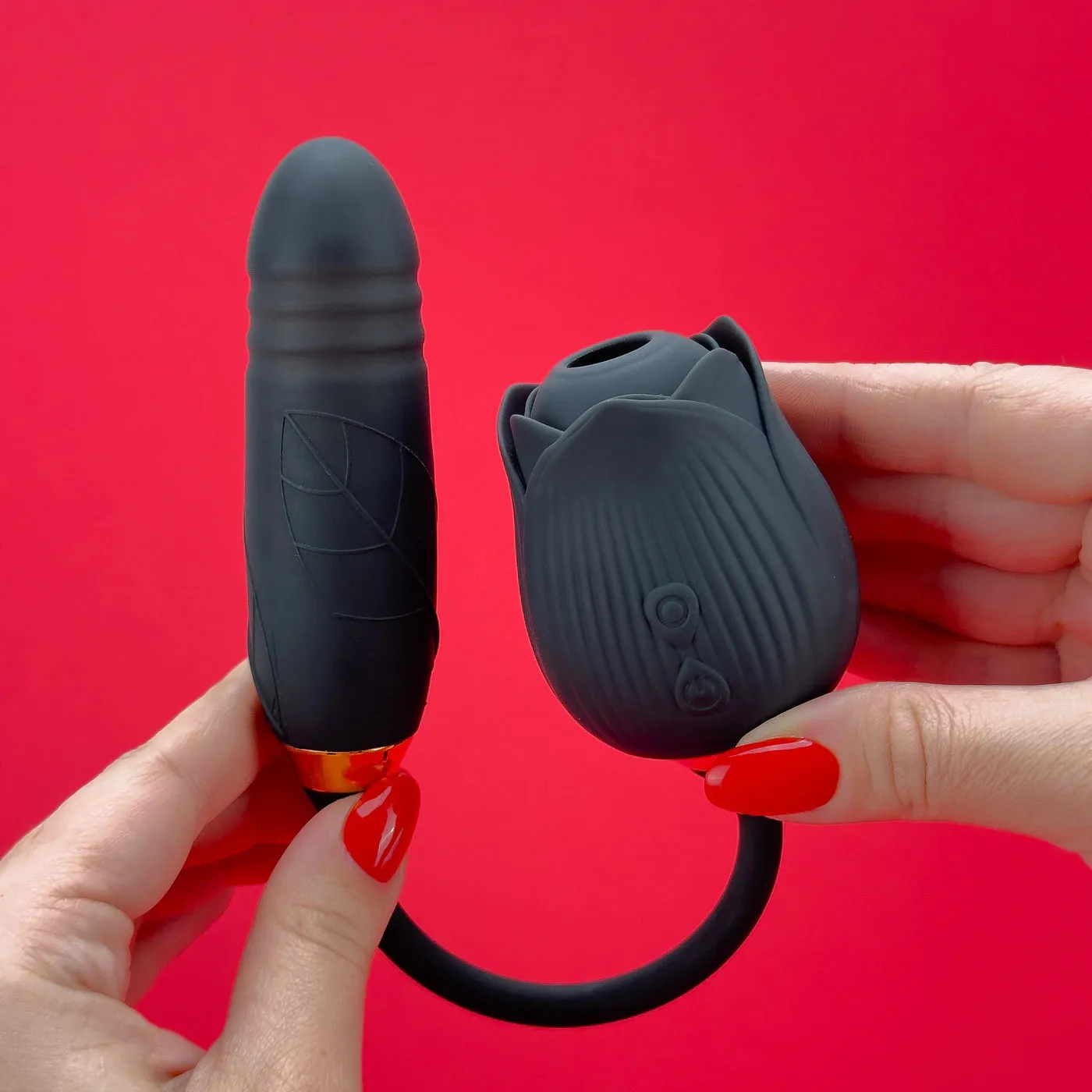 Rose Toy with Thrusting G Spot Vibrator & 10 Sucking Modes #Breast Sucking #Clit Rubbing #POV