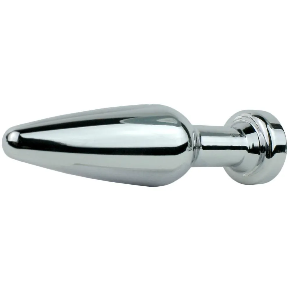 Royal Sapphire Tapered Metal Butt Plug