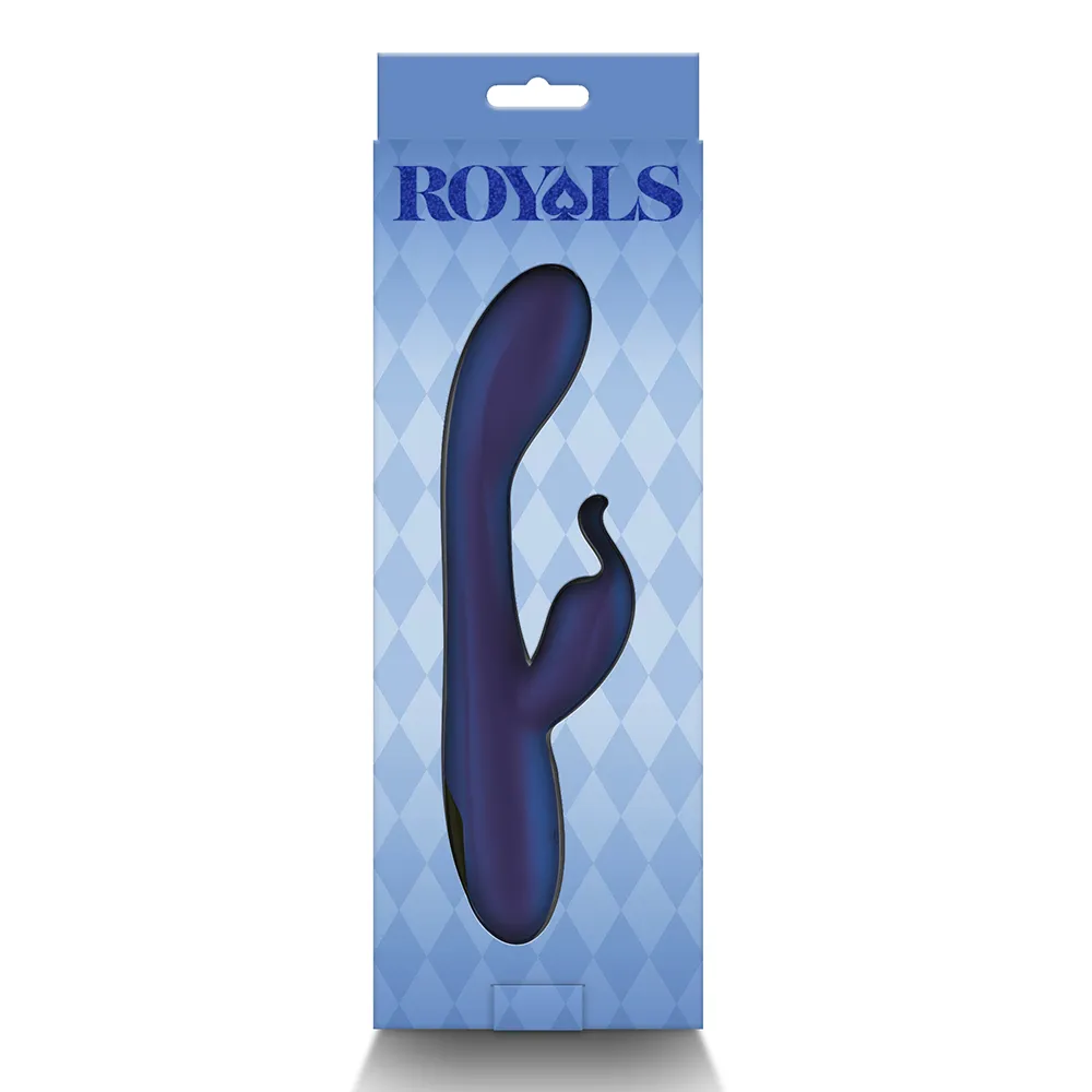 Royals Empress Metallic Silicone Flickering Rabbit Vibrator