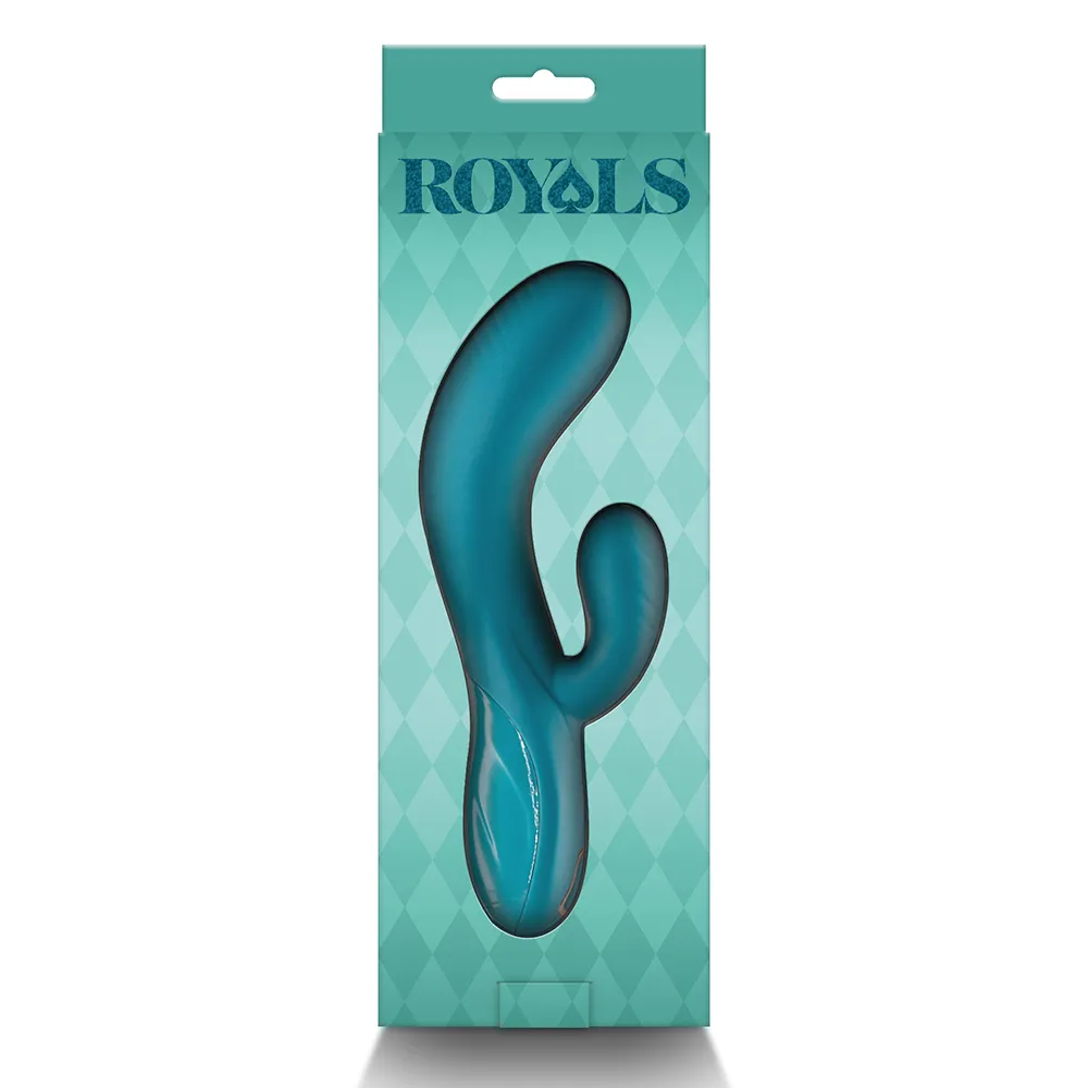 Royals Regent Metallic Silicone G-Spot Rabbit Vibrator