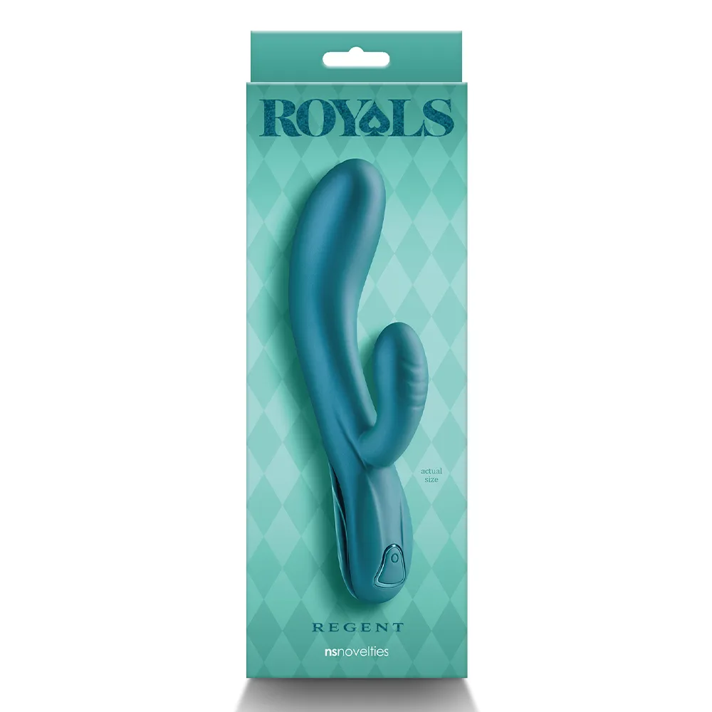 Royals Regent Metallic Silicone G-Spot Rabbit Vibrator