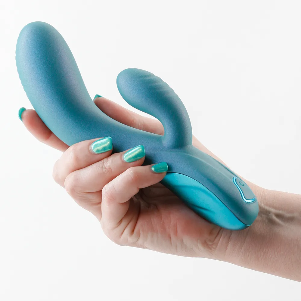 Royals Regent Metallic Silicone G-Spot Rabbit Vibrator