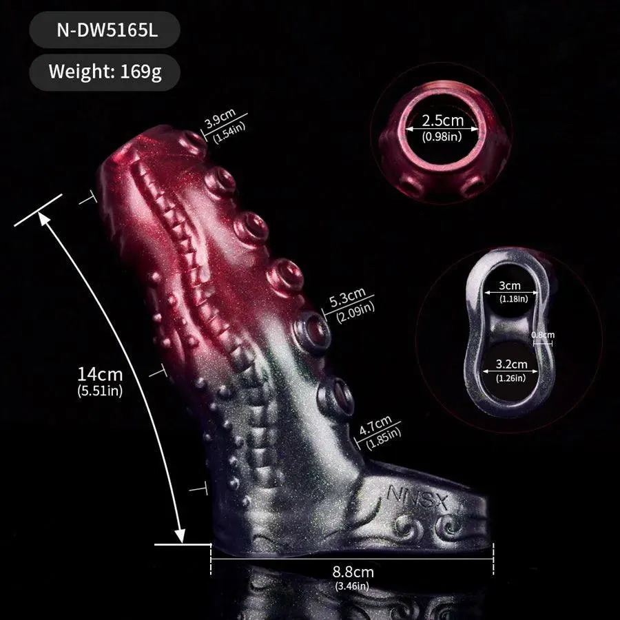 Safe Silicone Cock Girth Extender Sleeve