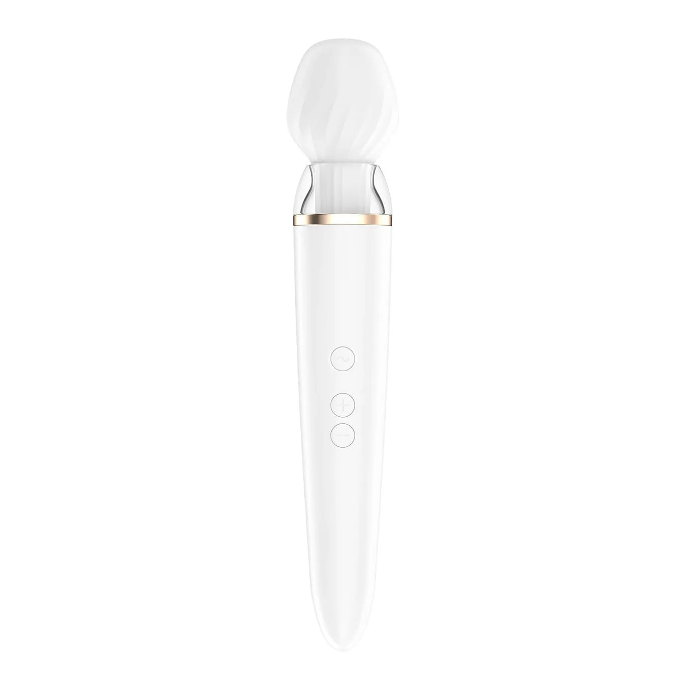 Satisfyer - Double Wand-er Bluetooth App-Controlled Wand Massager (White)