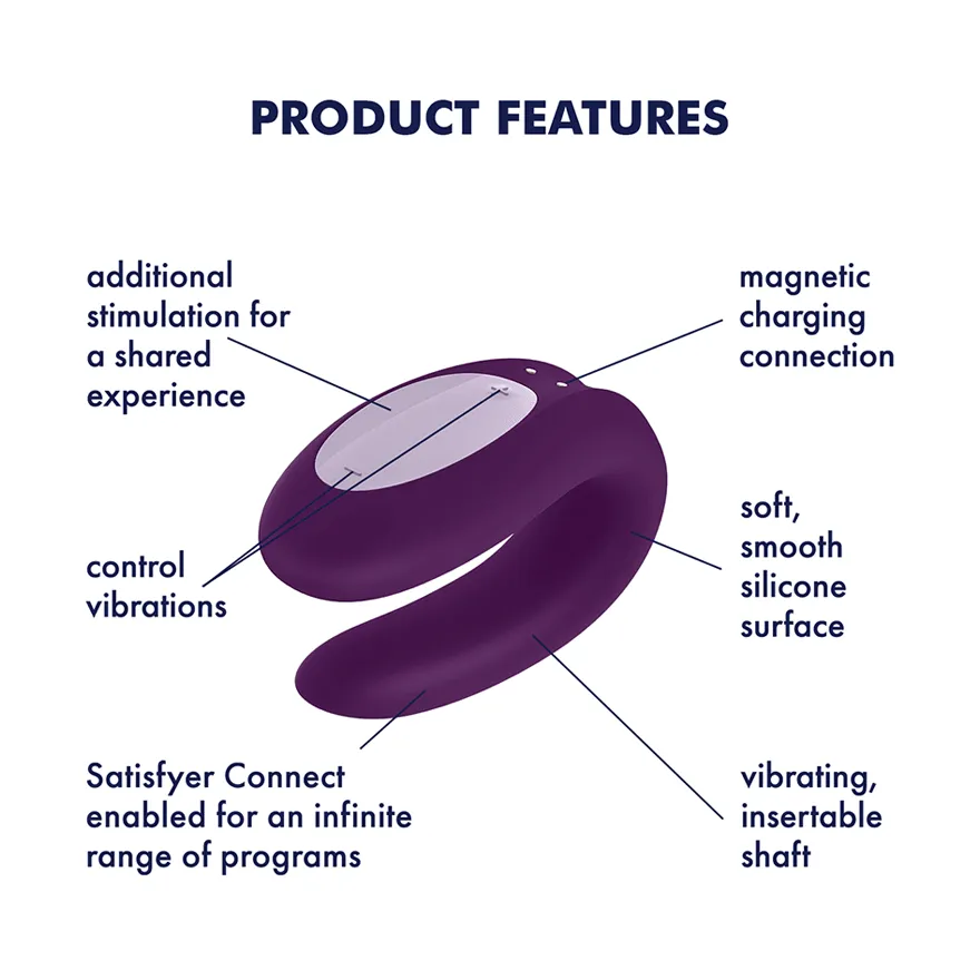 Satisfyer - Partner Box 1 App-Controlled Sexy Secret and Double Joy Couple Set (Multi Colour)