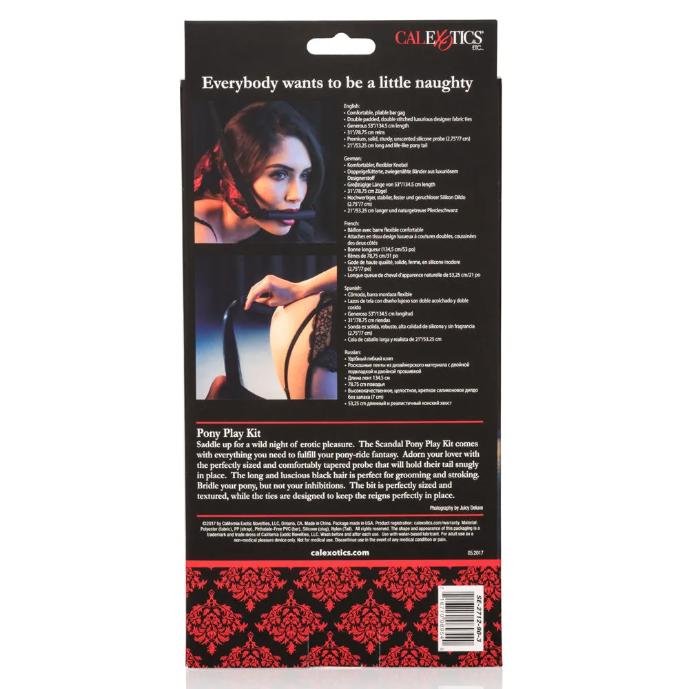 Scandal Pony Play BDSM Kit