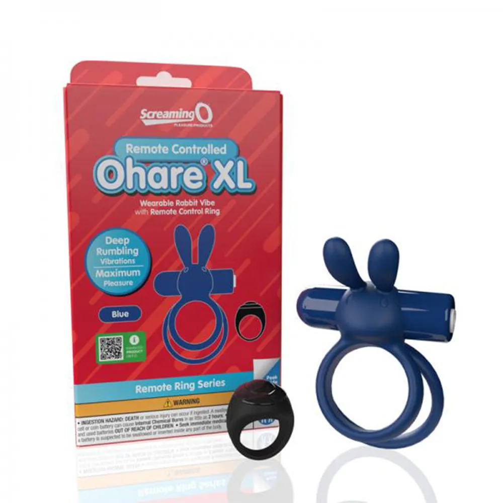 Screaming O Ohare XL Remote Control Vibrating Cock & Ball Ring