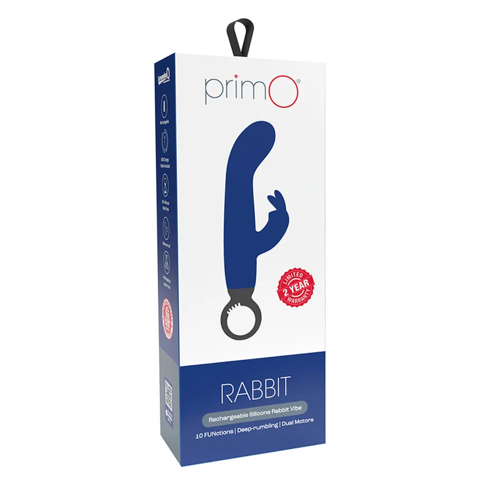 Screaming O PrimO Rechargeable Silicone Ring-Handle Rabbit Vibrator