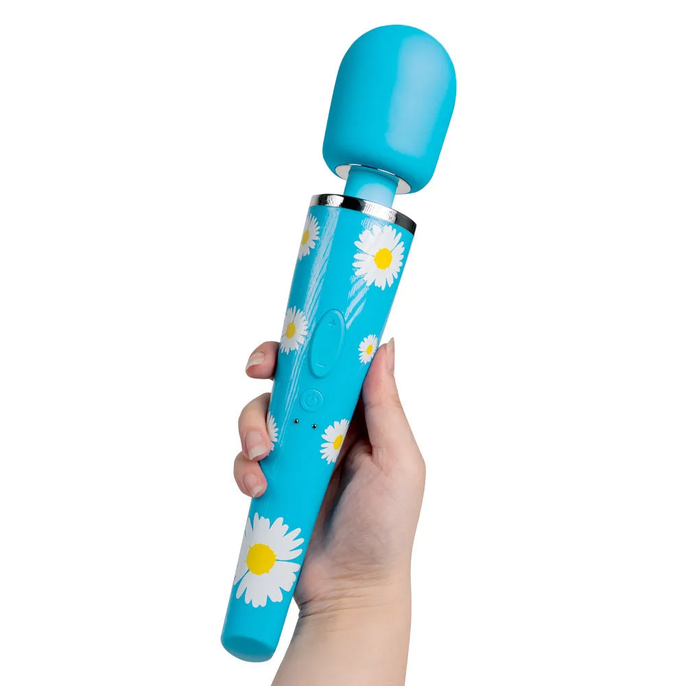 Sexyland Delight Cordless Wand Vibrator - Limited Edition Daisy Print