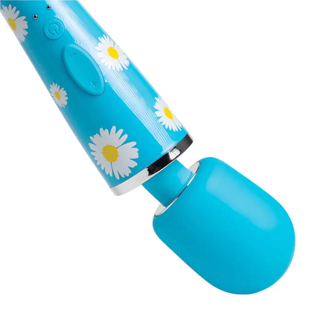 Sexyland Delight Cordless Wand Vibrator - Limited Edition Daisy Print
