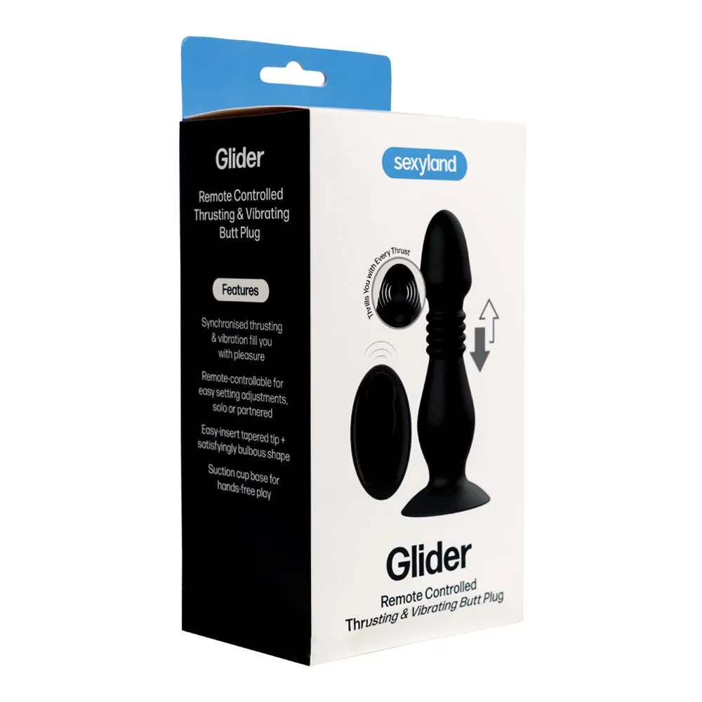 Sexyland Glider Remote Control Thrusting Vibrating Butt Plug