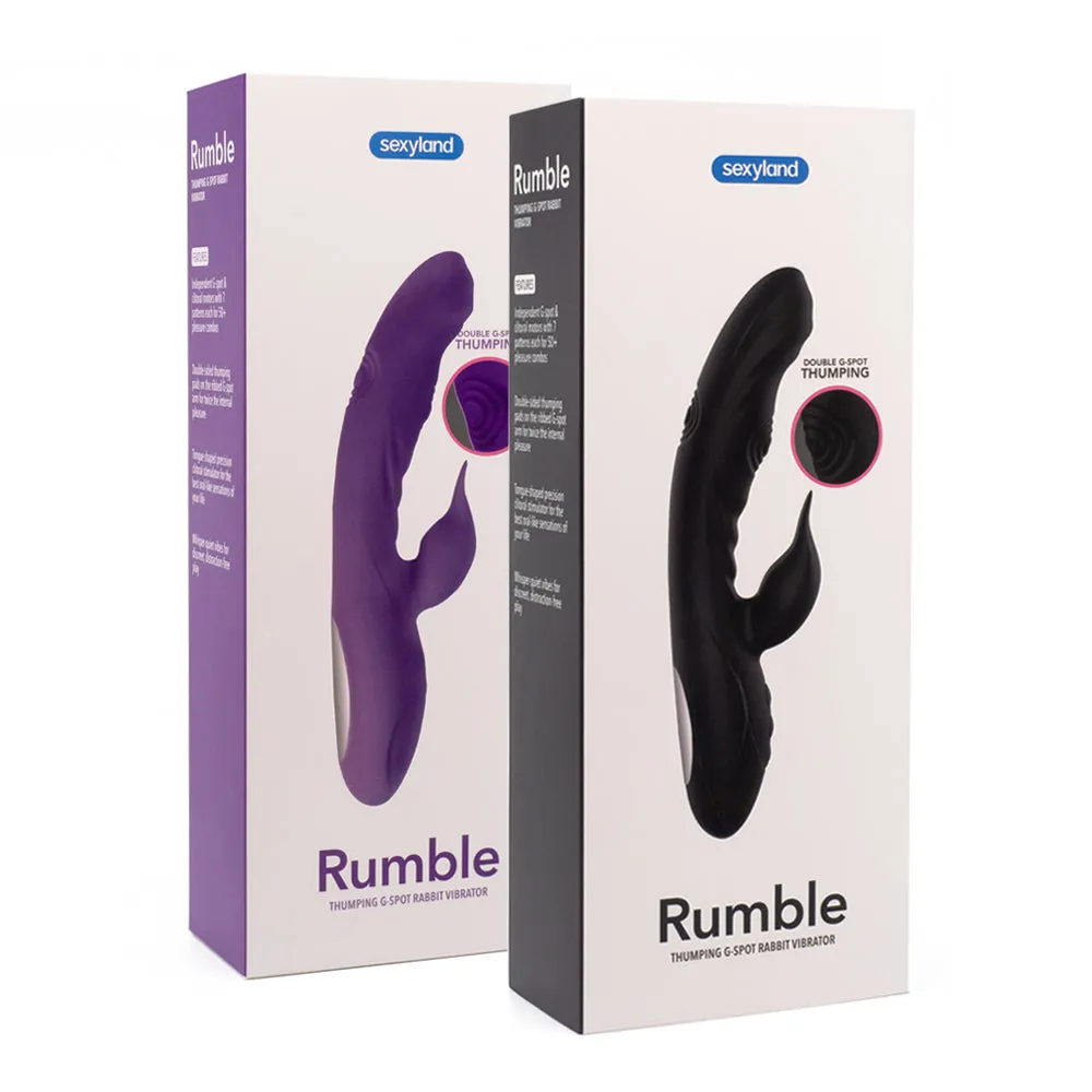 Sexyland Rumble Double Thumping G-Spot Rabbit Vibrator