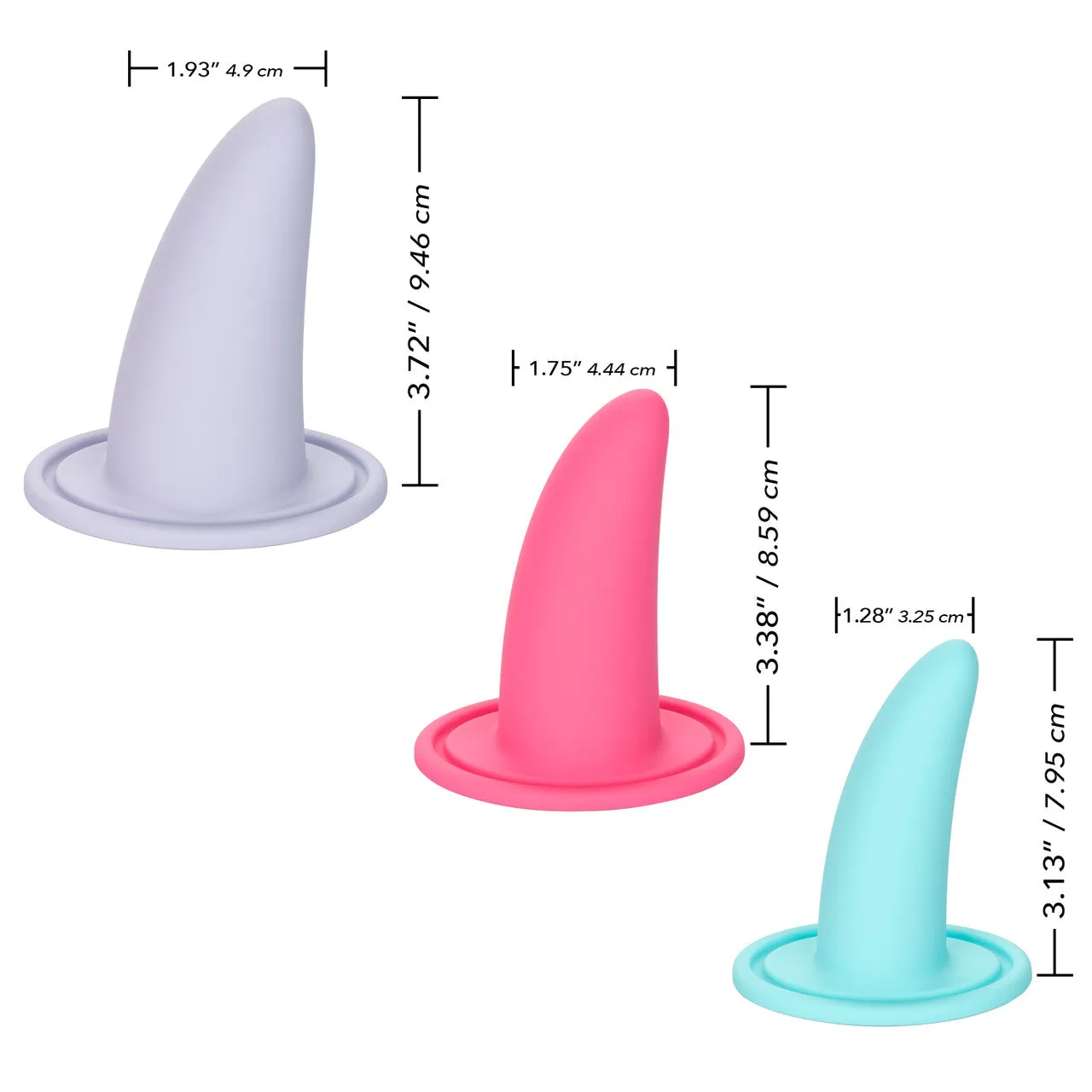 She-Ology Advanced 3 Piece Wearable Vaginal Dilator Set