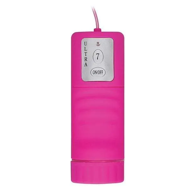 Shots - Ouch Vibrating Silicone Strapless Strap On with Controller (Pink)